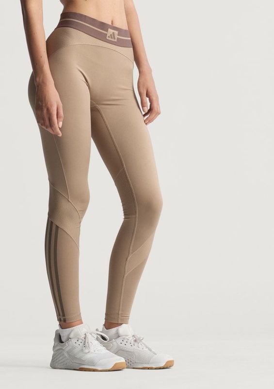 ADIDAS PERFORMANCE - Hyperglam - Sportbroek - Bruin - Skinny