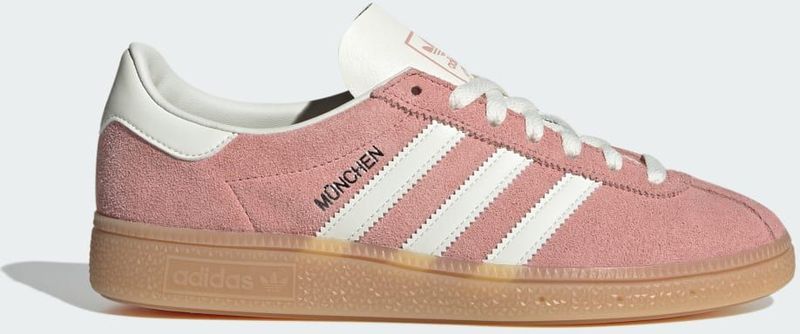 adidas Originals - Muenchen W - Sneakers - Roze - Dames - Suède