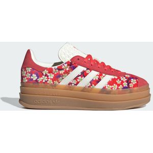 adidas - Gazelle Bold - Handbalschoenen - Red Off White Semi Lucid Red - EU40