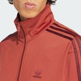 Adidas - Firebird - Trainingspak - Rood - Geribbelde Boorden