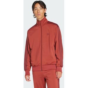 Adidas - Firebird - Trainingspak - Rood - Geribbelde Boorden