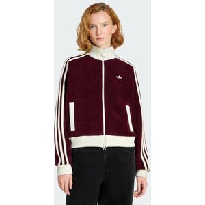 Adidas Originals - Corduroy Sweatshirt With Logo - Rood - Dames