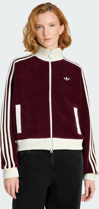 ADIDAS ORIGINALS - Gebreid Vest - Wijnrood - Bomberjack