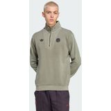 Adidas - FC Bayern Terrace Icons - Sweatshirt - Met Halve Rits