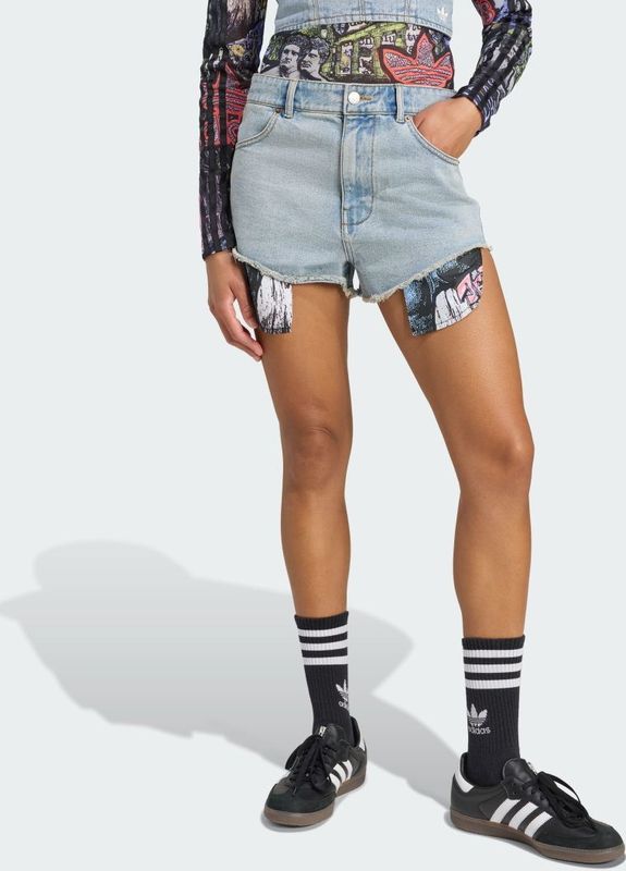 adidas - x Jeremy Scott - Korte Broeken - Blauw