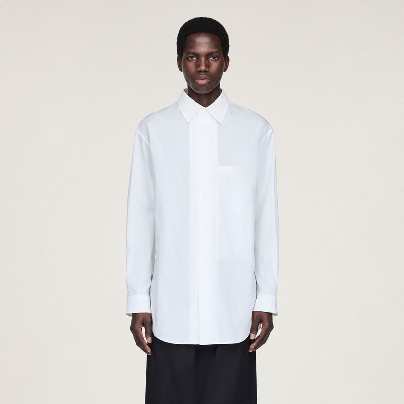 Y-3 - Overhemden - Wit - Katoen