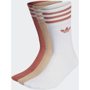 adidas - Solid Crew Socks - Wit - 3 Paar