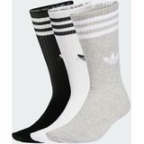 adidas - 3-stripes High Crew Socks - Sokken - Wit - 3 Paar