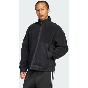 adidas - Premium Essentials - Fleece Jacket - Bruin - Full-Zip
