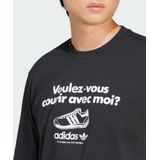 ADIDAS ORIGINALS - Shirt - Zwart/Wit - Graphic - T-shirt