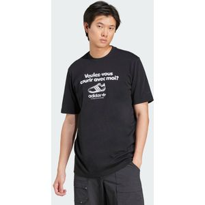 ADIDAS ORIGINALS - Shirt - Zwart/Wit - Graphic - T-shirt