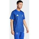 adidas - Trainingsshirt - Blauw/Wit/Rood - Hoofdmateriaal Polyester