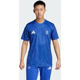 adidas - Trainingsshirt - Blauw/Wit/Rood - Hoofdmateriaal Polyester