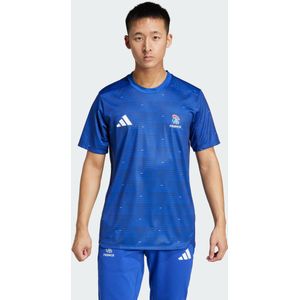 adidas - Trainingsshirt - Blauw/Wit/Rood - Hoofdmateriaal Polyester