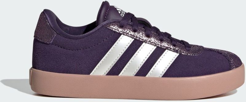 adidas - VL Court 3.0 - Tennisschoenen - Zwart - Suède/Synthetisch
