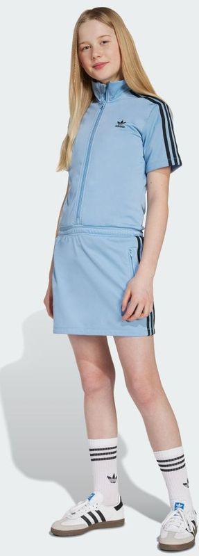 ADIDAS ORIGINALS - Jurk 'Firebird' - Lichtblauw - Korte Mouwen