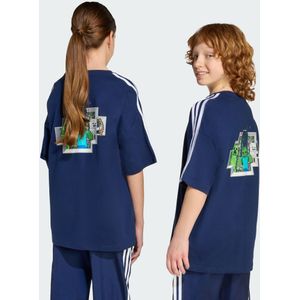 adidas Originals - X Minecraft - T-shirt - Blauw - Kids