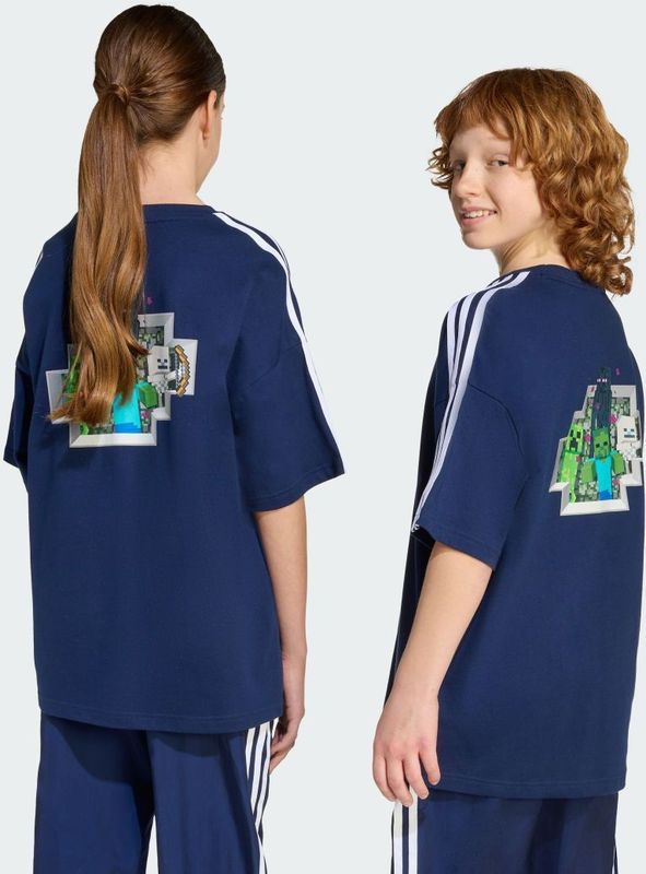 adidas Originals - X Minecraft - T-shirt - Blauw - Kids