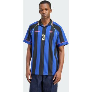 adidas Originals - Poloshirt - Blauw - Gestreept