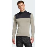 adidas PERFORMANCE - The Gravel Cycling Long Sleeve - Functioneel Shirt - Blauw/Zilver