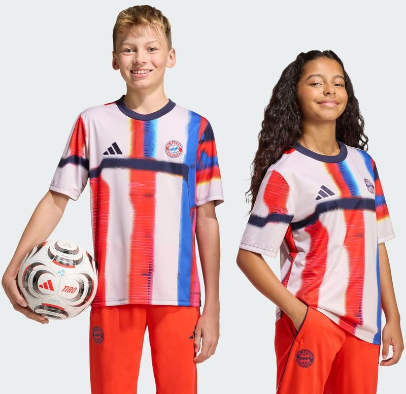 FC Bayern SS26 Pre-Match Shirt Kinderen
