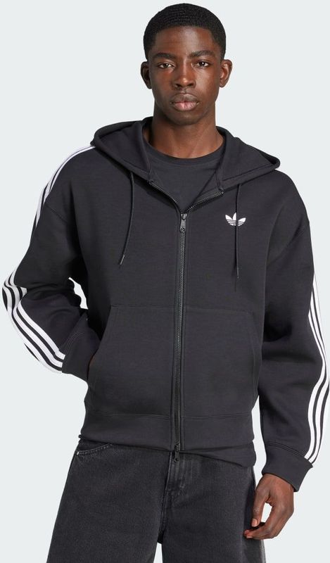 adidas Originals - Adicolor Spacer - Zip-through Hoodie - Zwart - Heren