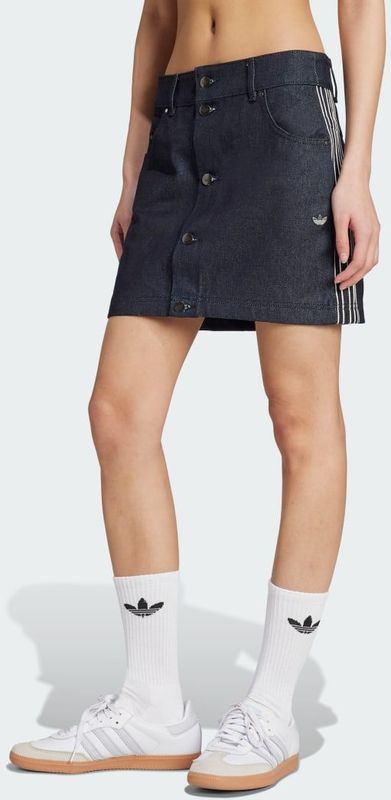 Adidas - Denim Skirt W - Spijkerrok - Donkerblauw