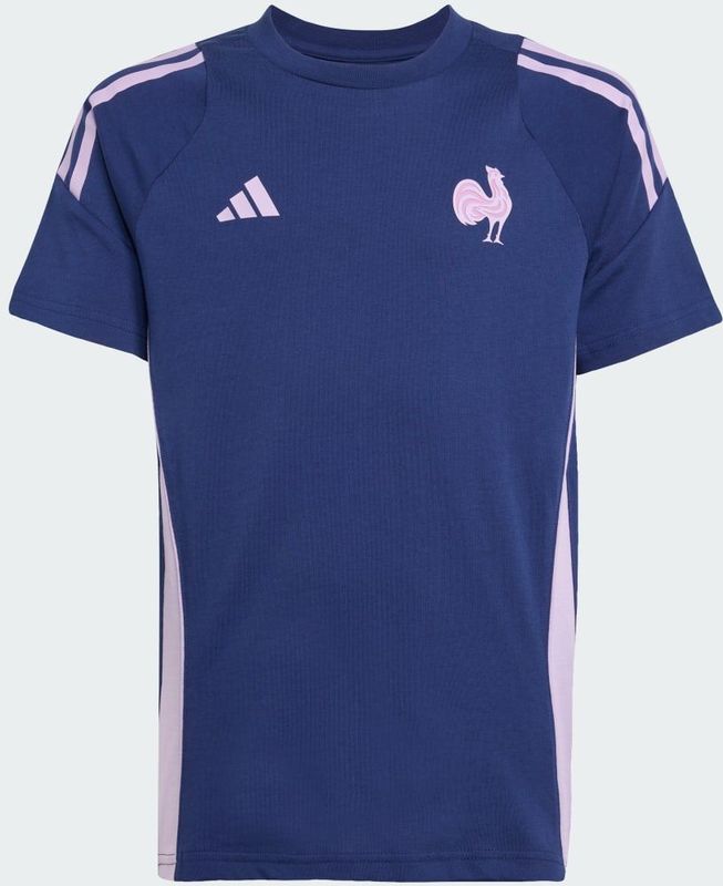 adidas - T-shirt - Donkerblauw - Frankrijk 2025/26 - Junior