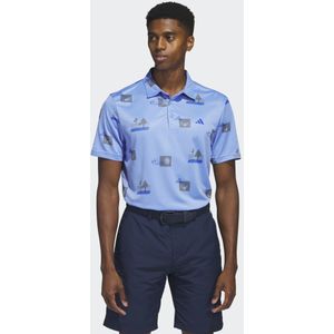 Allover-Print Golf Polo Shirt