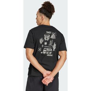 adidas - Polygiene Graphic Tee - Zwart - Sportshirt