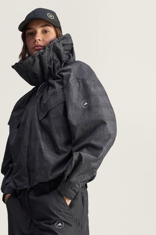 adidas - Bedrukt Jack - Zwart