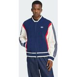 ADIDAS ORIGINALS - Gebreid Vest - Blauw Rood Wit - Retro Remix