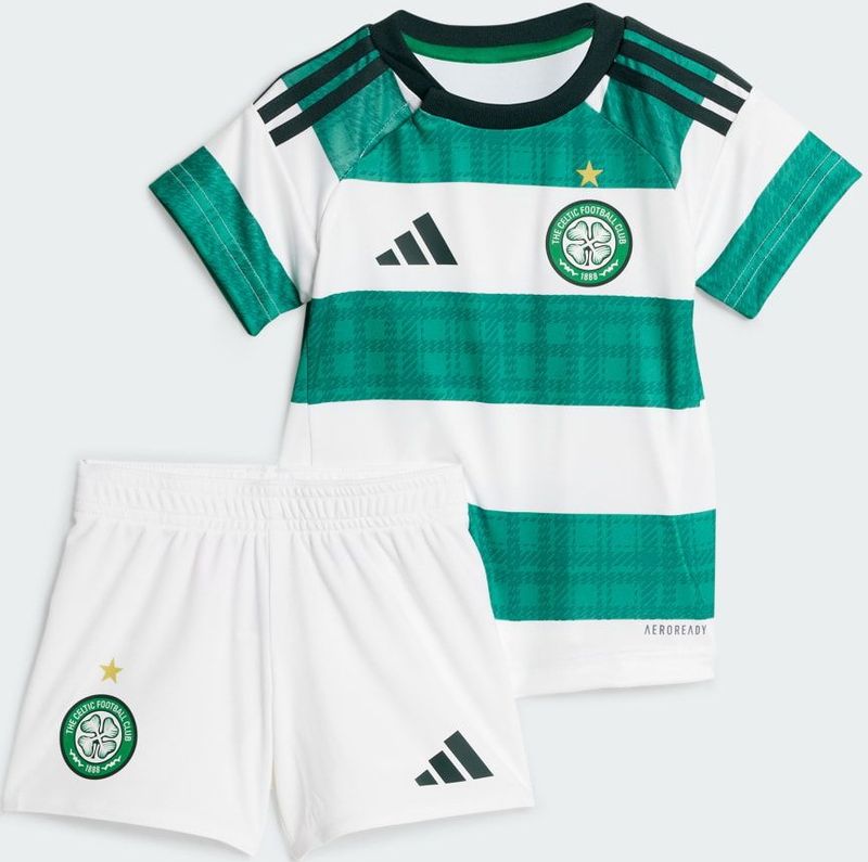adidas - Celtic 2025/26 - Thuistenue - Wit - Peuters