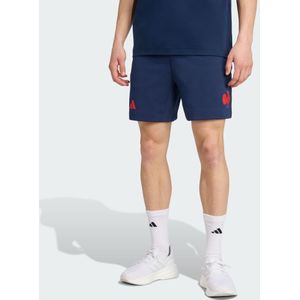 adidas - France Travel Shorts - Blauw - Korte Broeken