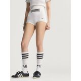 Adidas - Originals - Korte Broeken - Wit - Elastische Jacquard Textuur