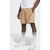 ADIDAS ORIGINALS Broek 'Monogram Regular Mesh'  brokaat / lichtbruin