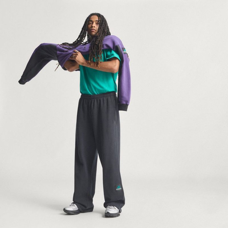 adidas Originals - EQT Open Hem Joggers - Zwart - Sportbroeken