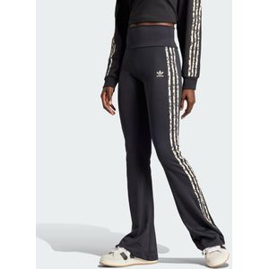 adidas Originals Leopard Luxe 3-Stripes Flared Legging