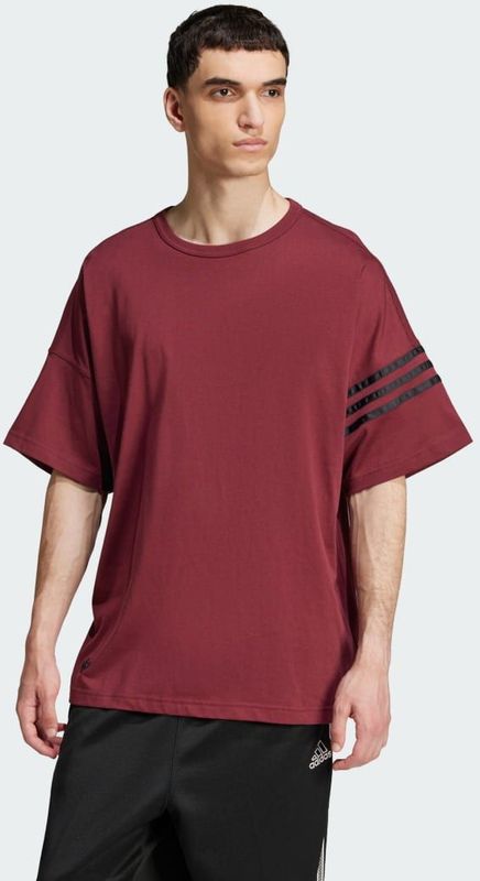 T-shirt - Effen - Jersey - Halve Mouw - Oversized