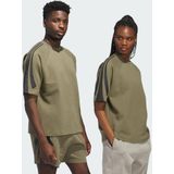 adidas - Basketball Short Sleeve Sweatshirt - Groen - Sweater