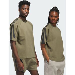 adidas - Basketball Short Sleeve Sweatshirt - Groen - Sweater