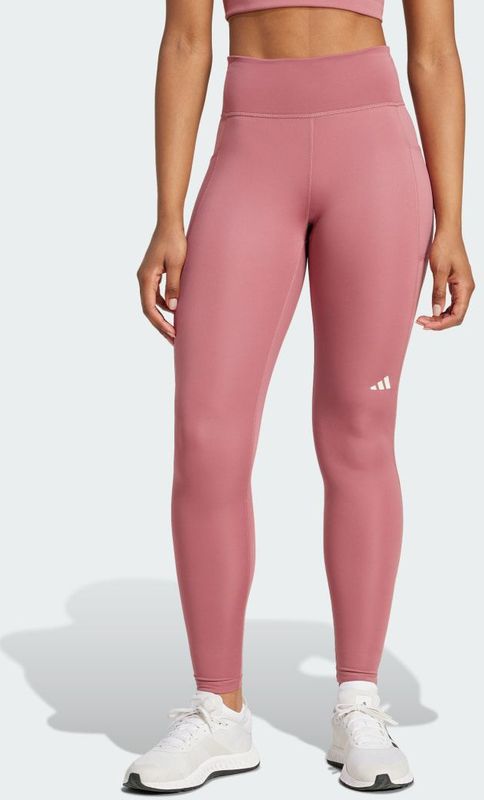 adidas Performance - Own the Run - Sportbroek - Lichtrood - 7/8 lengte - Skinny