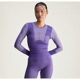 ADIDAS BY STELLA MCCARTNEY - Seamless Yoga - Functioneel Shirt - Lila - Lange Mouw