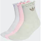 Adidas - Ruffle Socks - Sokken - Roze - 3 Paar