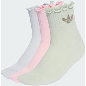 Adidas - Ruffle Socks - Sokken - Roze - 3 Paar