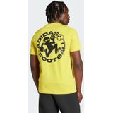 Adidas - Football Sticker Graphic - T-shirt - Wit - 100% Katoen