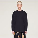 Y-3 - Longsleeve Top - Blauw - Katoen