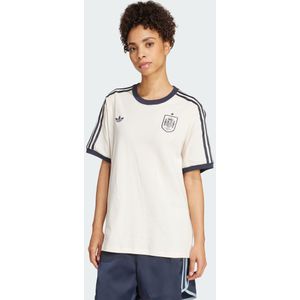Adidas - Spain - T-shirt - Wit - 94% Katoen, 6% Elastaan