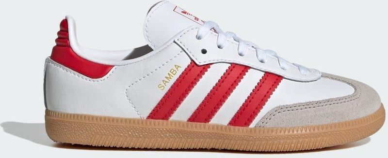 Adidas - Samba - Sneakers - Wit - Leer - Logoprint