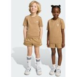 adidas - T-shirt en Shorts Set - Monochroom - Katoen